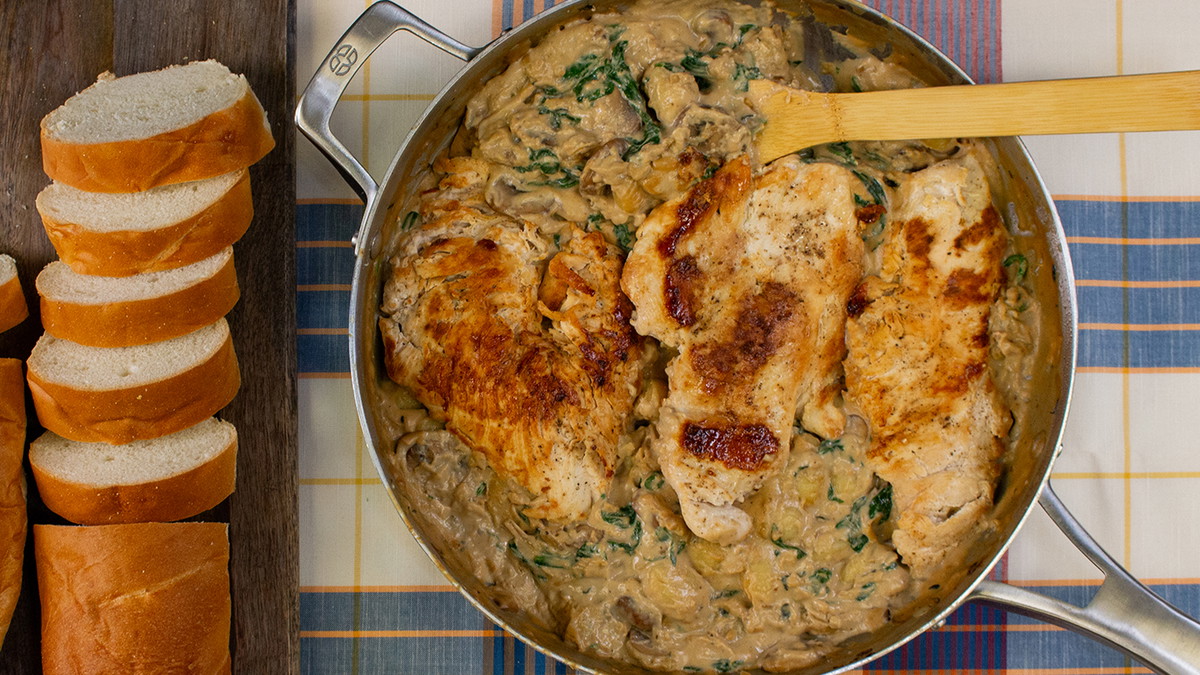 One-Pan Creamy Chicken and Gnocchi