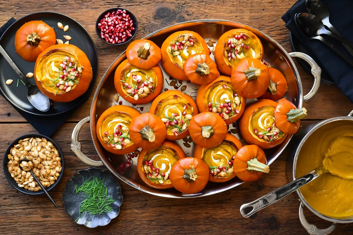 Creamy Pumpkin Soup with Coconut Milk