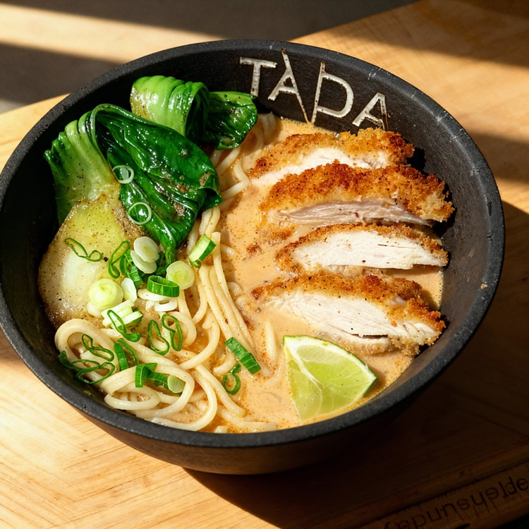 Image of Pak Choi in der selben Pfanne kurz anbraten, in dem die Hähnchenbrust gebraten wurde. Frühlingszwiebeln in feine Streifen schneiden.