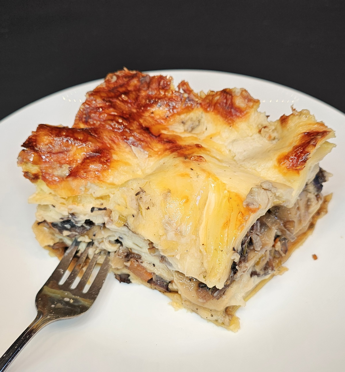 Herbstliche Pilzlasagne