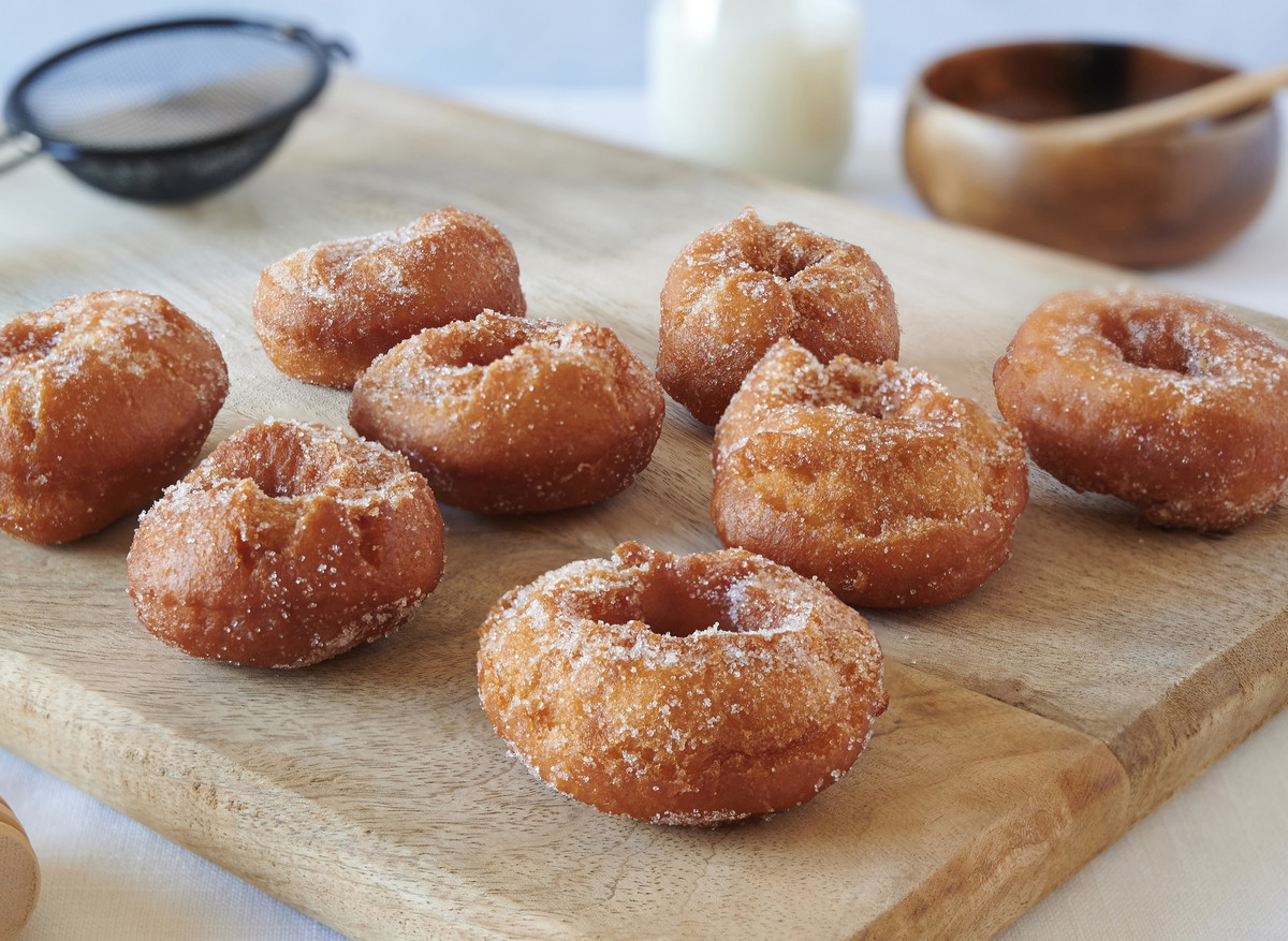French Toast Blend Mini Donuts with Maple Glaze