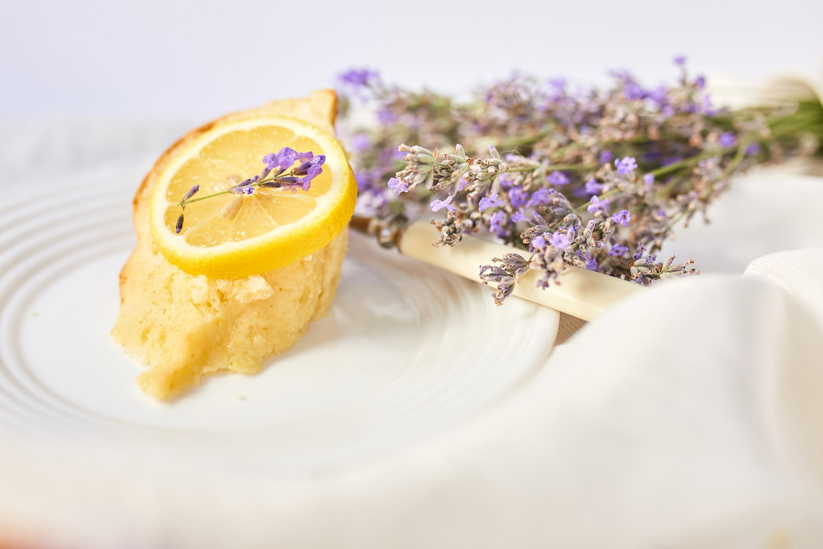 Lavender Lemon Shortbread Cookies