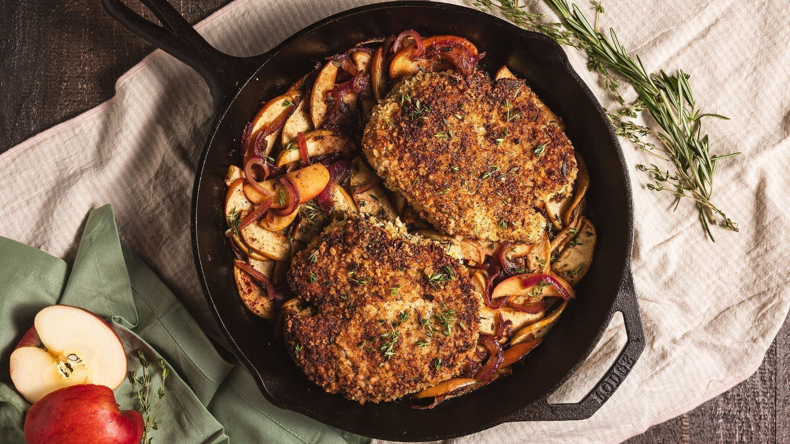 Image of One-Pan Pork Chops & Apples
