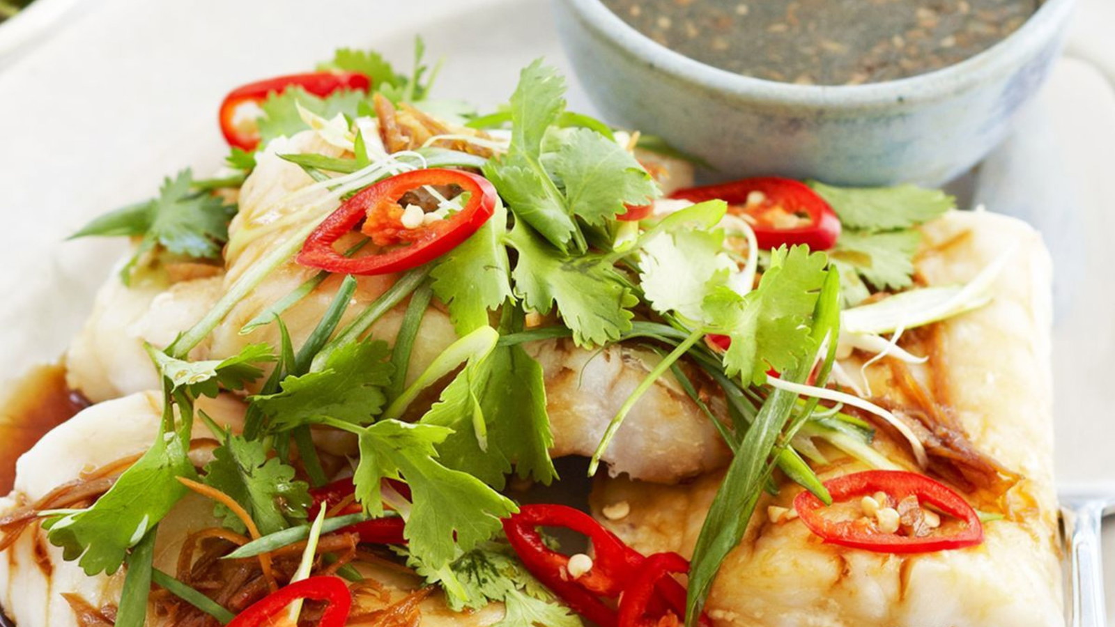 Image of Filet de poisson vapeur gingembre & soja