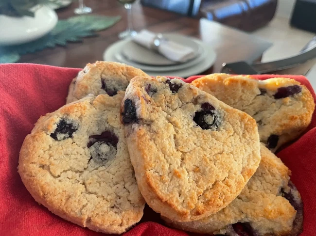 Keto Blueberry Scones