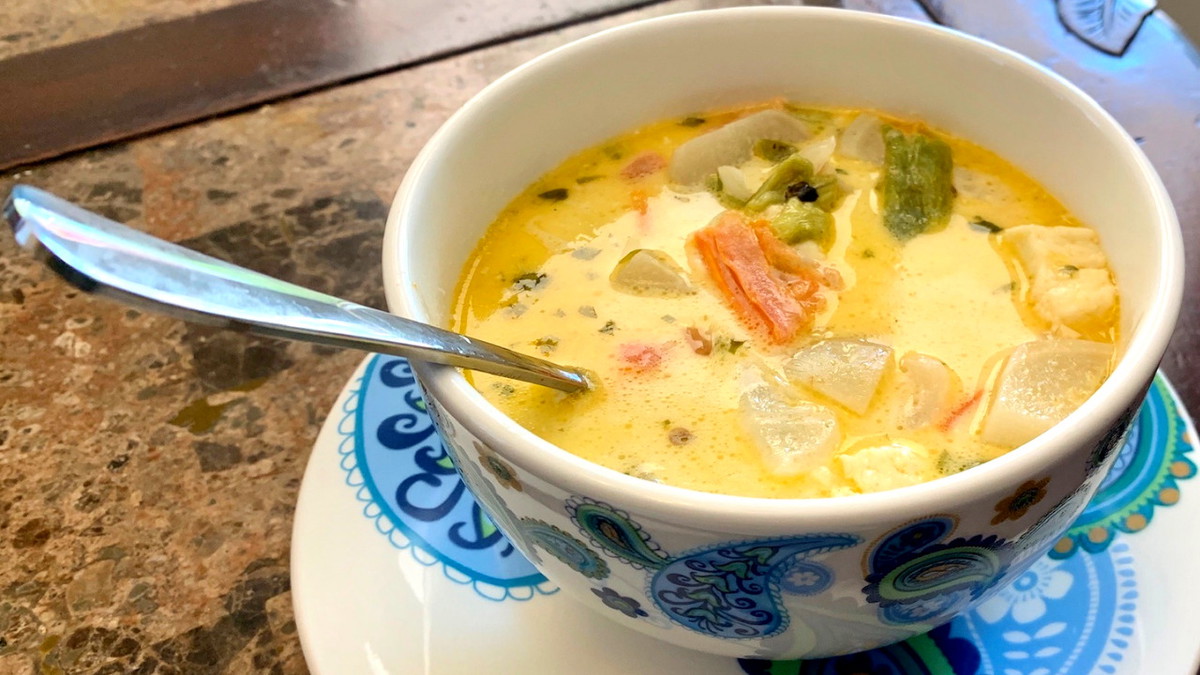 Keto Caldo de Queso con Papas