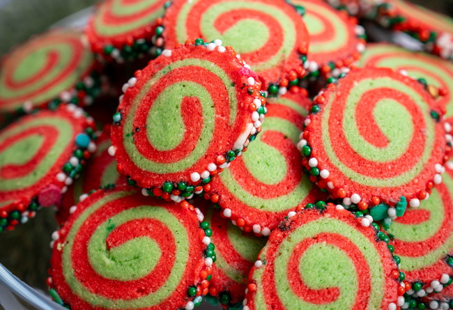 Image of Weihnachtliche Swirl Cookies