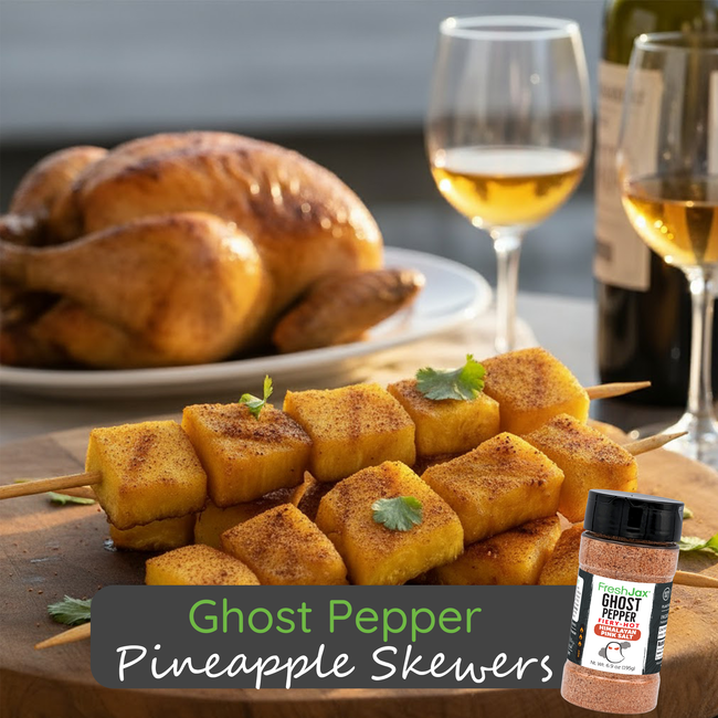 Image of Ghost Pepper Pineapple Skewers