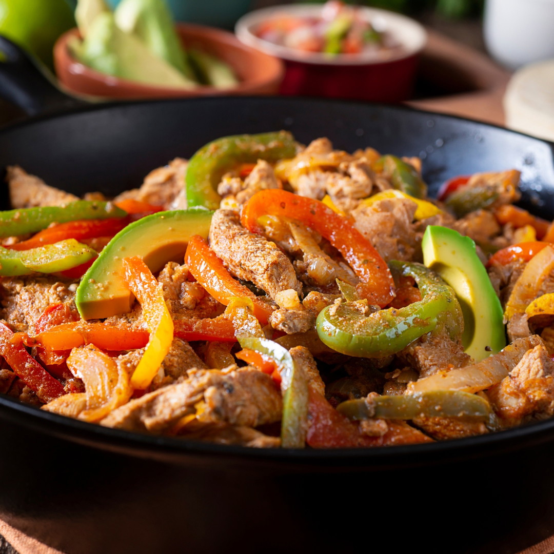 Authentic Chipotle-Mango Fajita Bowls (or Wraps)