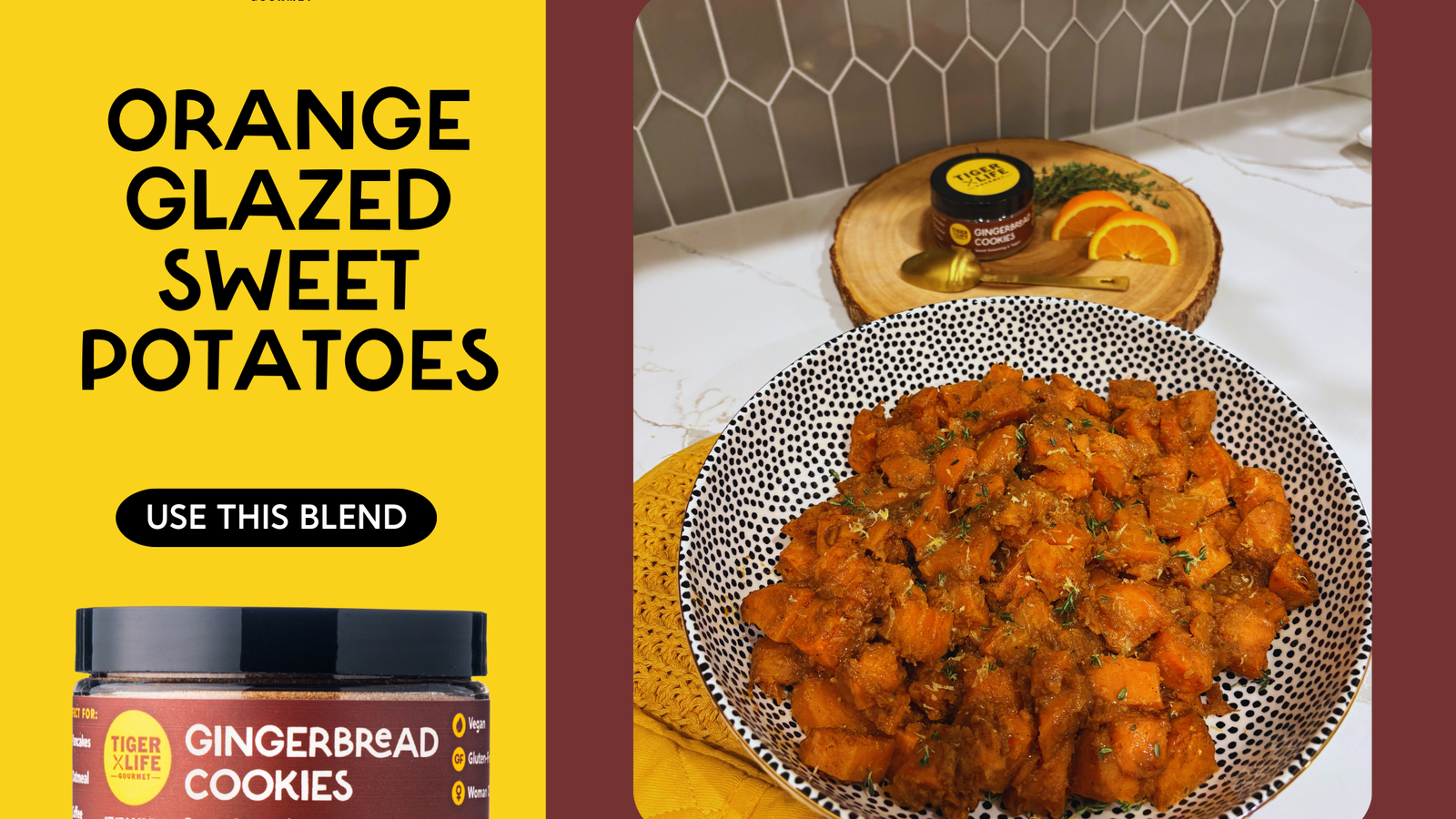 Image of Orange Glazed Sweet Potatoes