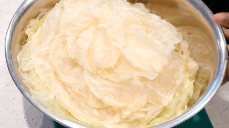 Image of Once thawed, the leaves will peel off easily and be perfectly pliable , no boiling required!