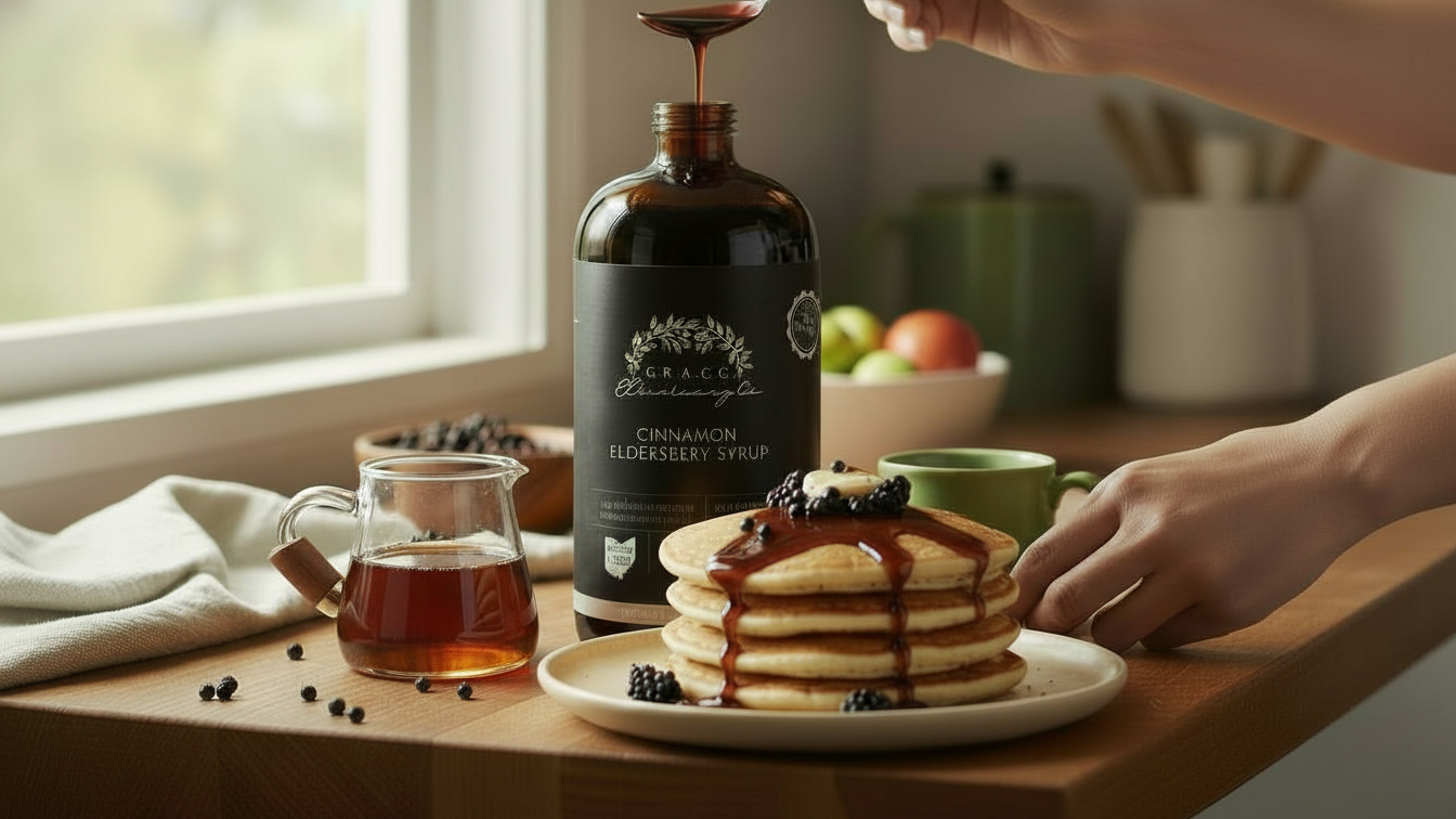 Image of Elderberry Maple Syrup