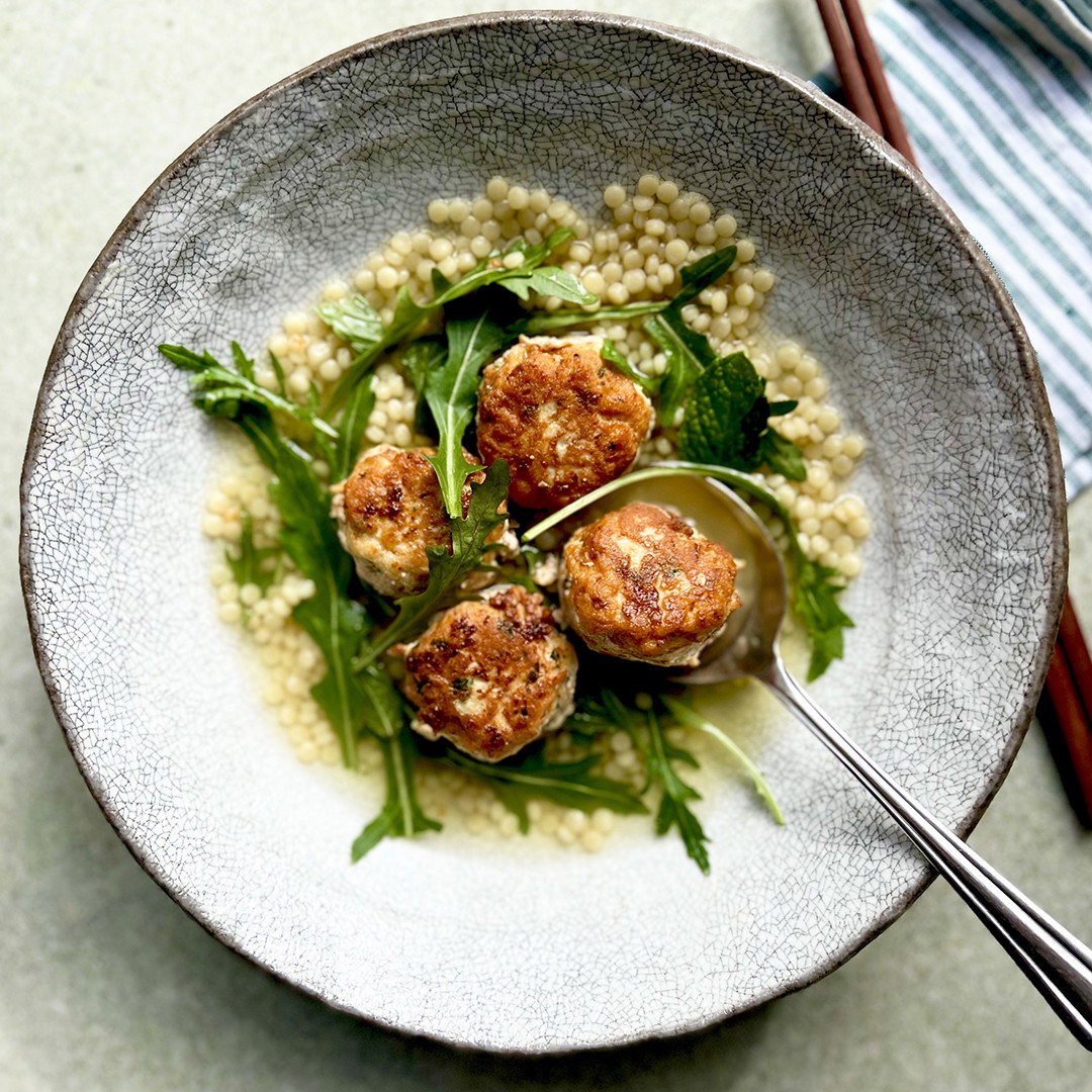 Orange & Horopito Shichimi Fish Cakes in Broth