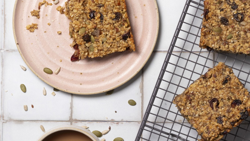 Image of Seriously Seedy Fruit & Nut Flapjacks