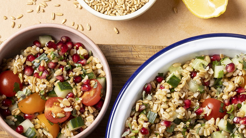 Image of Oat Groat Mediterranean Salad 