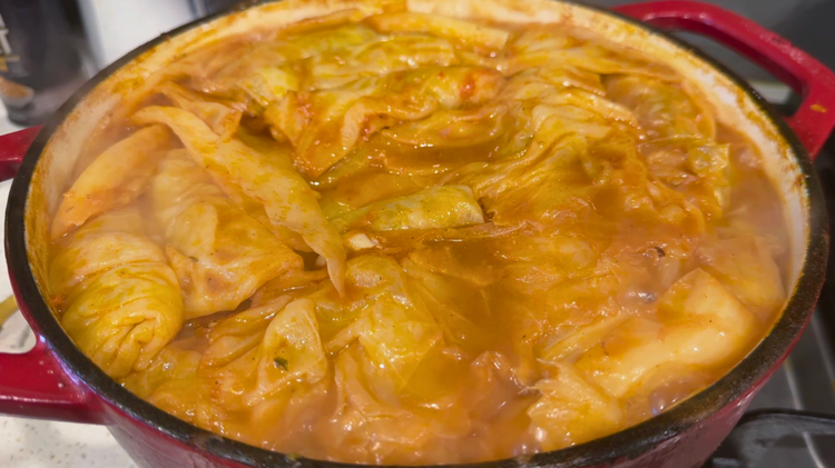 Image of Bring to a gentle simmer over medium heat.