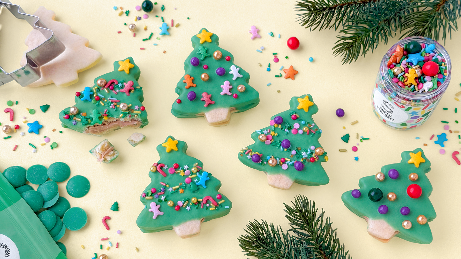 Image of Tannenbaum DoppelPlätzchen 