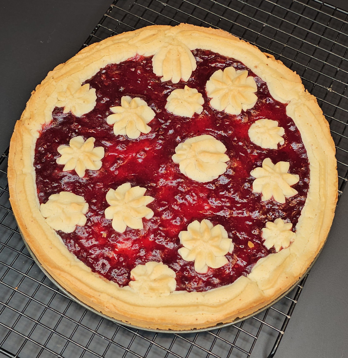 Spritzgebäck-Kuchen