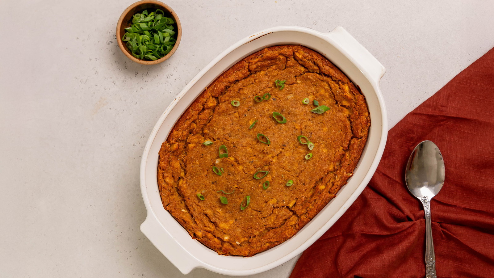 Image of Plant-Based Corn Casserole