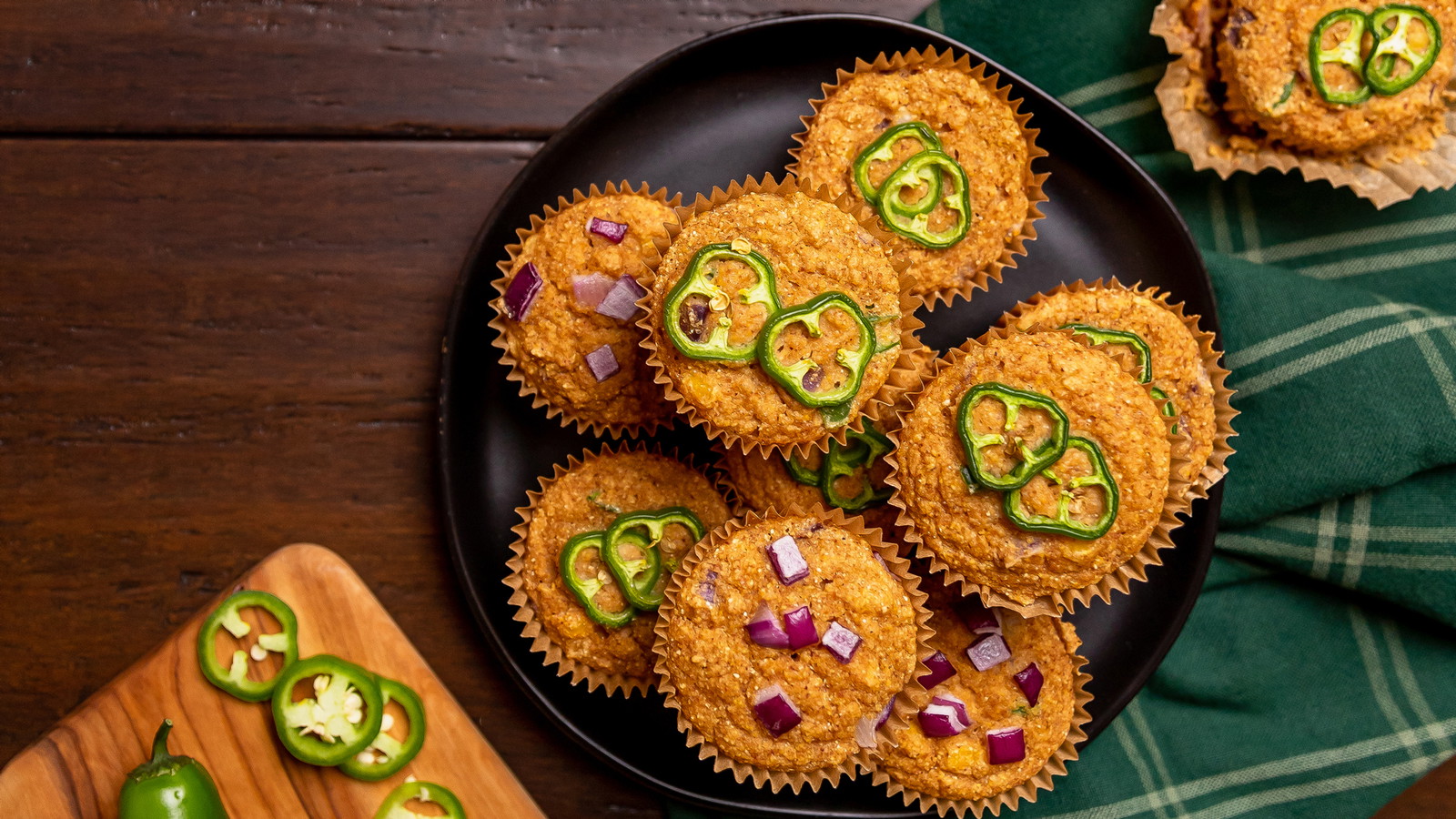 Image of Savory Cornbread Muffins