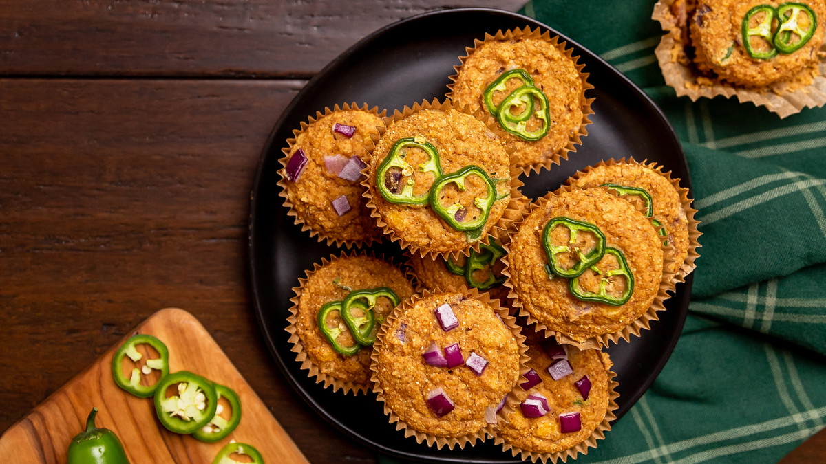 Savory Cornbread Muffins
