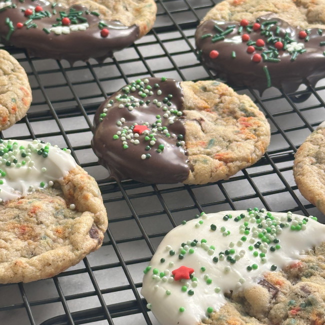 Image of Double the Delight with This Holiday Cheer Cookie Hack