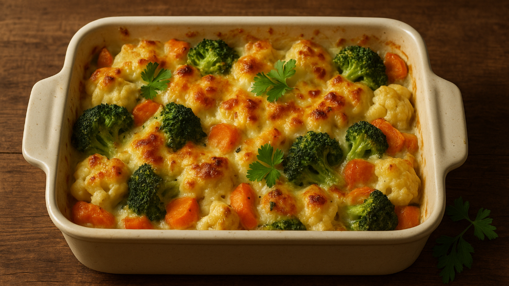 Image of Buntes Gemüsegratin aus dem Ofen