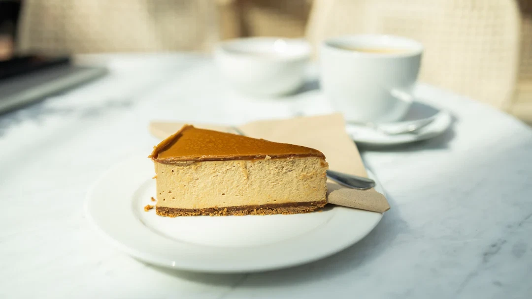 Image of Dulce de Leche Swirl Cheesecake
