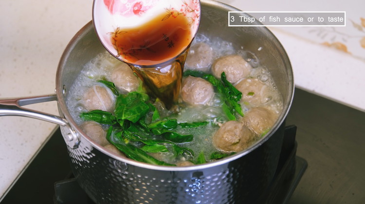 Image of Season the soup with 3 tbsp of fish sauce or to taste. Enjoy!