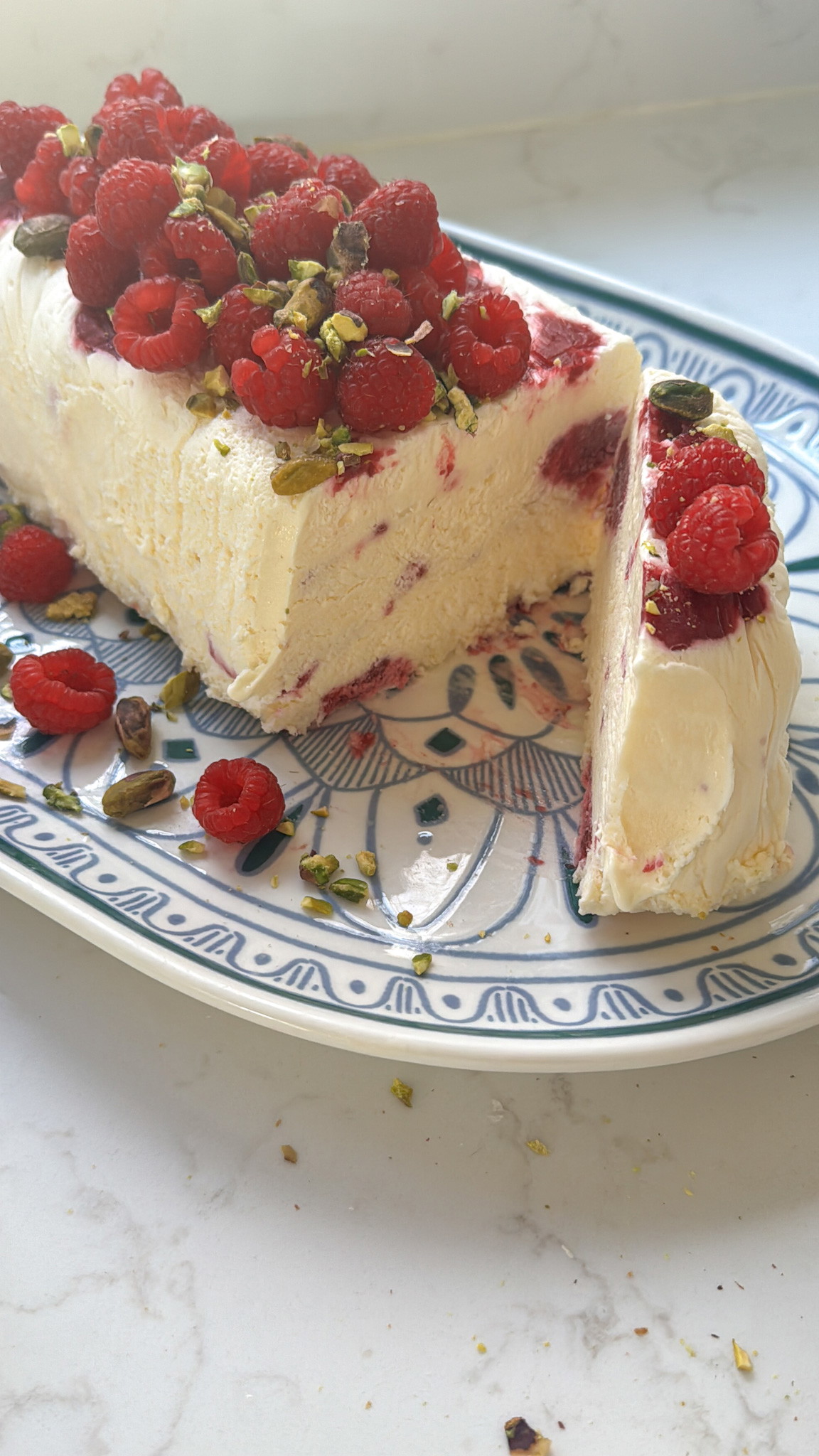 Berry Semi Freddo - Christmas Frozen Dessert 