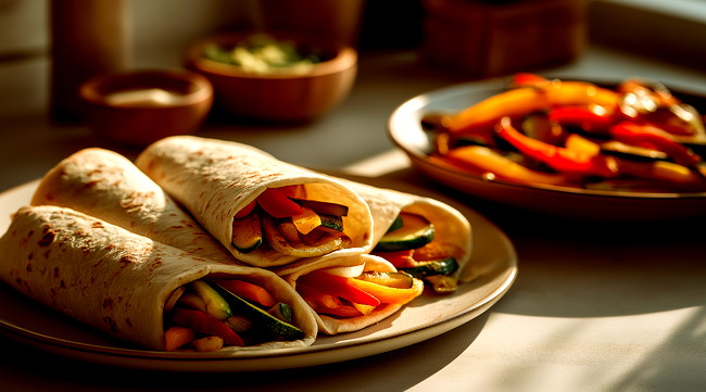 Image of Vegane Fajitas mit Gemüse 
