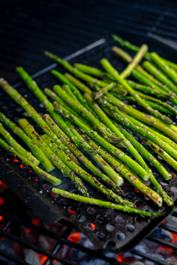 Image of Grill until they are nicely charred in places. Turn every...