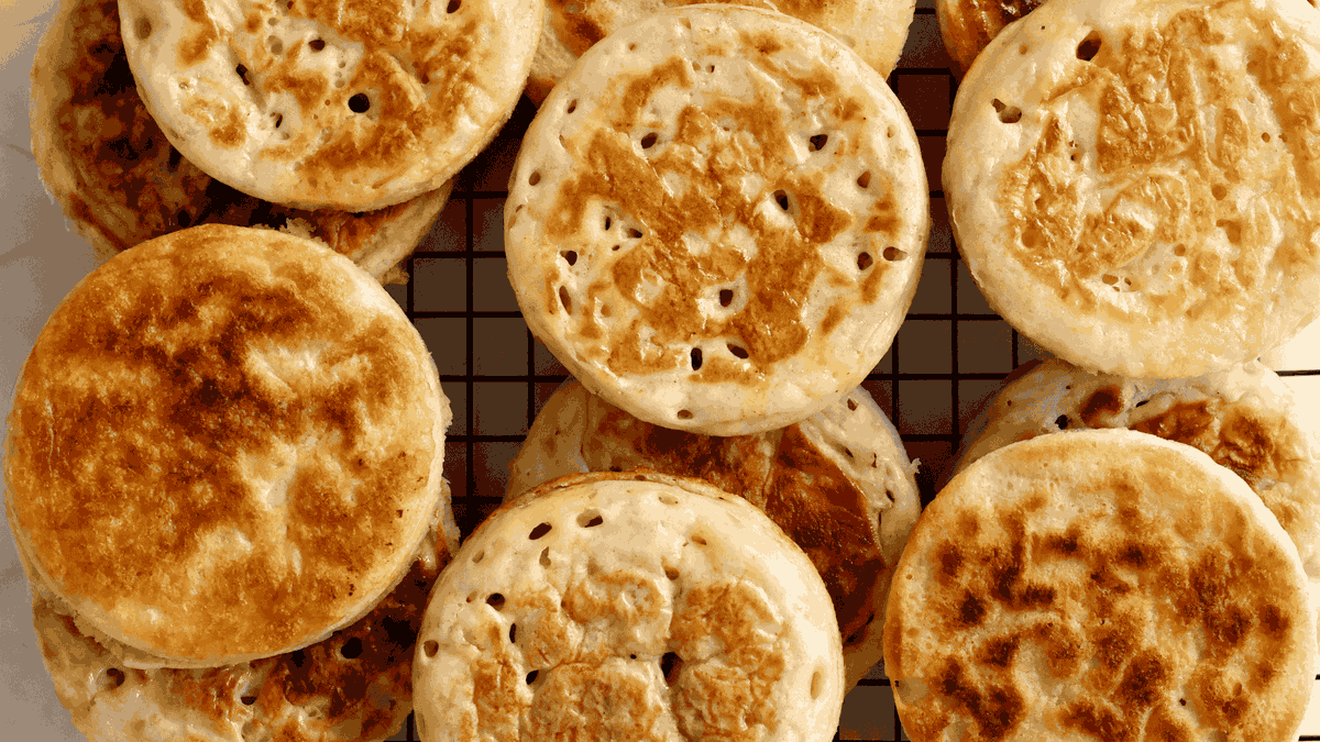Sourdough Crumpets Recipe