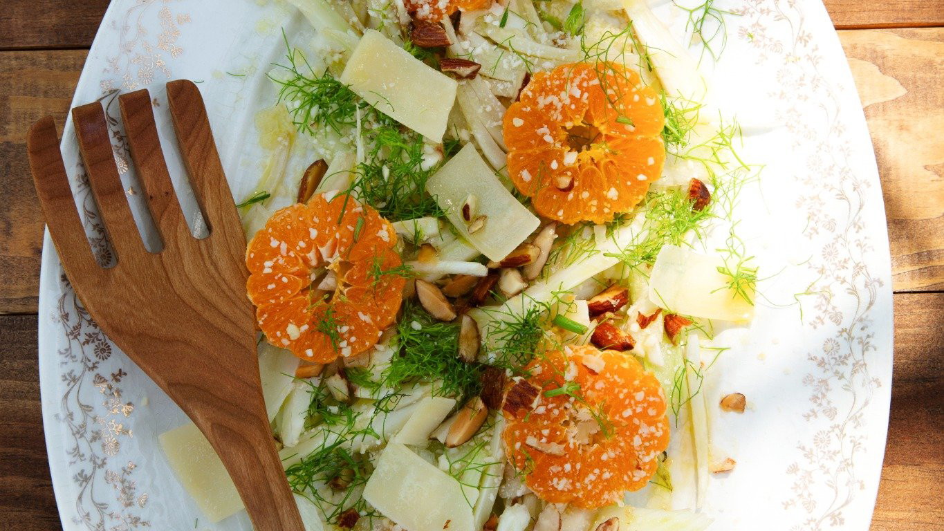 Image of Citrus Fennel Salad with Sesame Orange Dressing