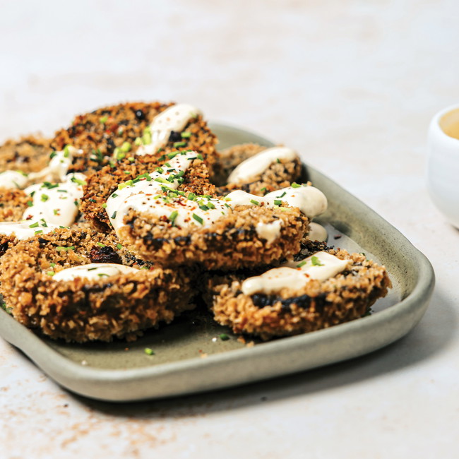 Image of Crumbed Portobello Mushrooms