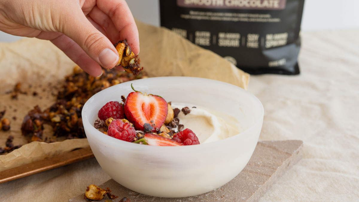 Grain Free Chocolate Protein Granola