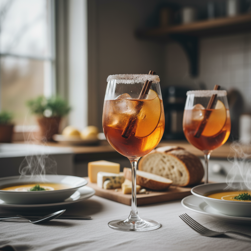 Alkoholfreier Winter Spritz