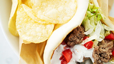 Gyros with Tzatziki Sauce