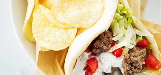 Gyros with Tzatziki Sauce