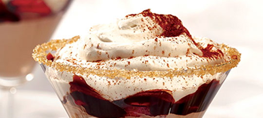 Black & White Swirled Mousse