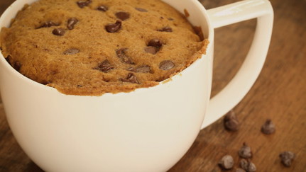 Chocolate Chip Cake In A Mug