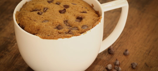 Chocolate Chip Cake In A Mug