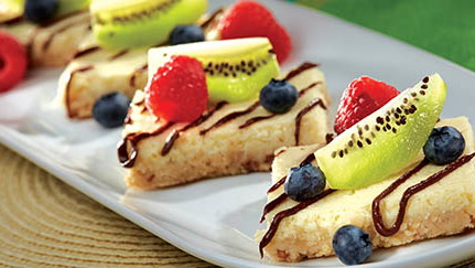 Fresh Fruit Dessert Bars