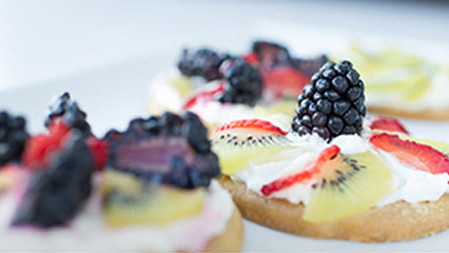 Mini Fruit Pizzas