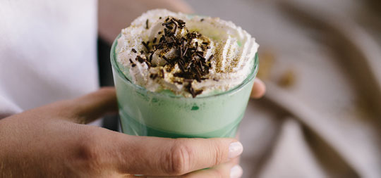 Mint Shake for St. Patrick’s Day