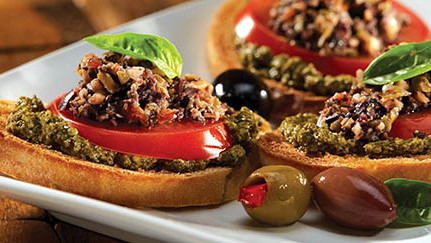 Tapenade Crostini
