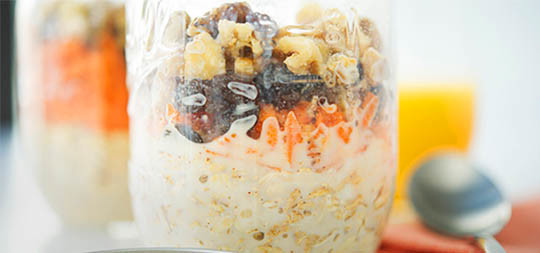 Carrot Cake Overnight Oats