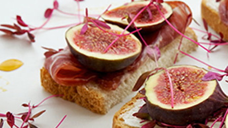 Fig, Melon and Prosciutto Panini