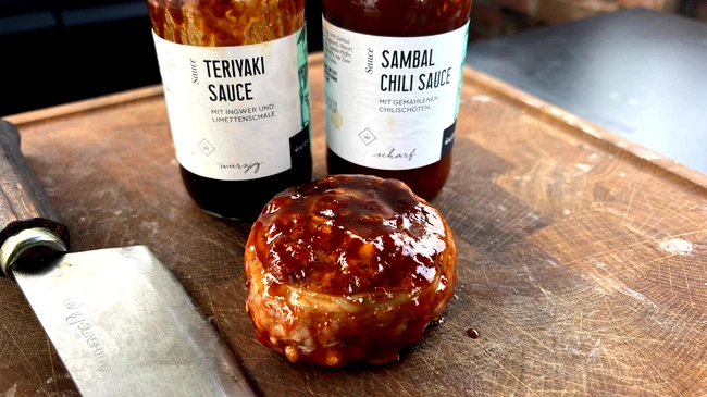 Image of Beef Bacon Pinwheels - Rinderhack im Baconmantel vom Grill