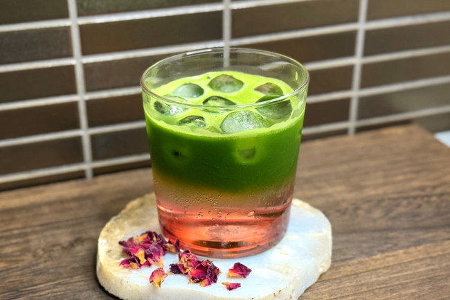Image of Rose Matcha Tonic